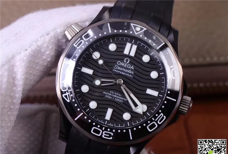 Omega Seamaster 210.92.44.20.01.001 VS Factory 1:1 Best Edition Replica Watch Black Strap